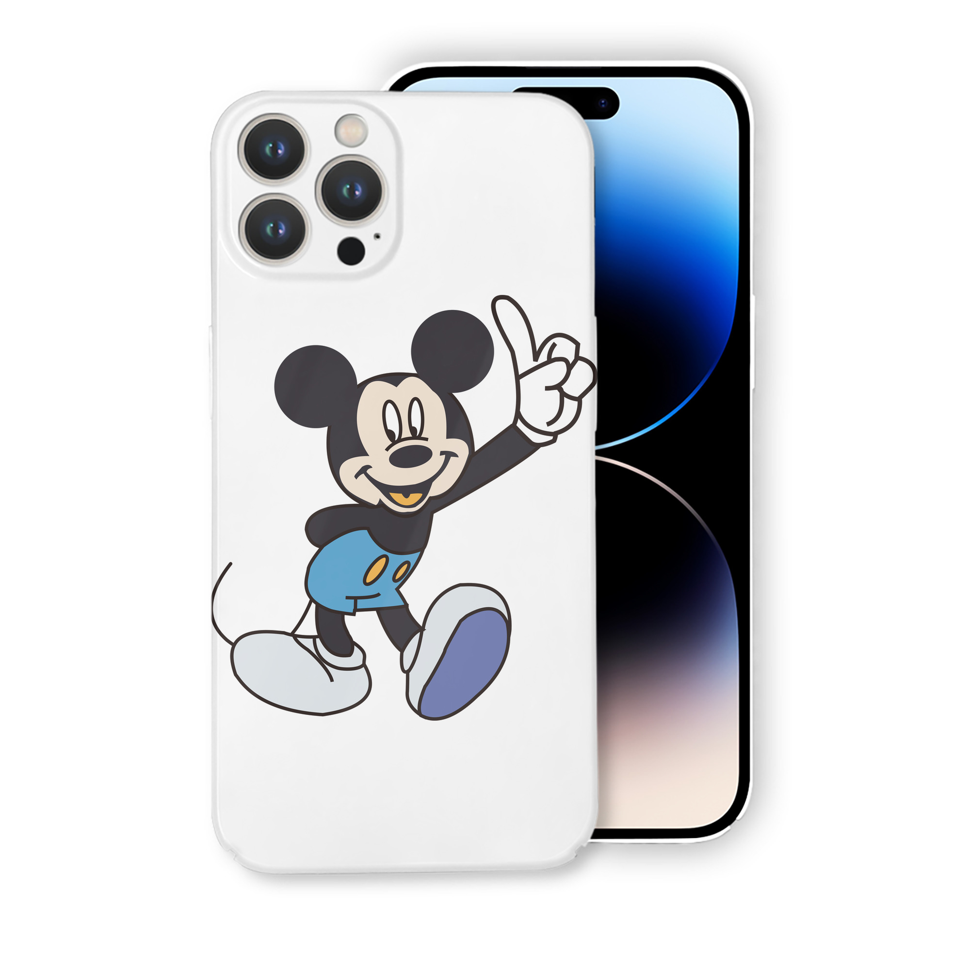 （画像用） ミッキーマウス Mickey Mouse 【iPhone 14シリーズ対応】ハードケース